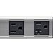 Tripp Lite 4 Outlet Bench & Cabinet Power Strip, 12 in. Length, 15ft Cord with 5-20P Plug (PS120420)
