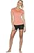 icyzone Workout Shirts Yoga Tops Activewear V-Neck T-Shirts for Women Running Fitness Sports Short Sleeve Tees (XXL, Charcoal/Lavender/Peach)
