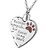 memorial necklace for mom,dad,pet,no longer by my side forever in my heart cremation pendant jewelry