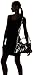 MG Collection Sequin Patent Evening Purse, Black