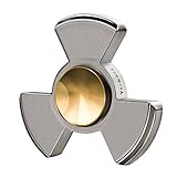 TI-EDC Fidget Spinner Toy - Premium Titanium Tri-Spinner with Replaceable Stainless Steel Ceramic Hybrid Bearing, EDC Focus Toy To Relieve Anxiety, Stress and Boredom - The Nucleus
