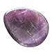 Top Plaza Thumb Worry Stone Water Drop Natural Amethyst Chakra Reiki Healing Crystals - Tumbled Palm Stone
