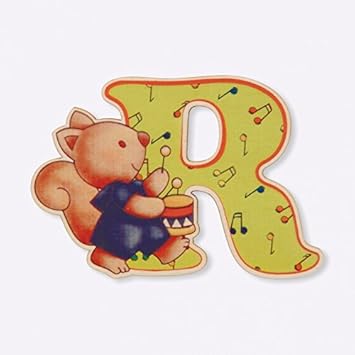 Dida Lettre R Bois Enfant Lettres Alphabet Bois Pour Composer Le Nom De Votre Bebe Et Decorer La Chambre Amazon Fr Jeux Et Jouets
