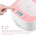 Lavany Paraffin Wax Warmer, 0.5 Hour Fast Wax Meltdown Paraffin Bath, Keep Warm up to 180 mins (Pink)
