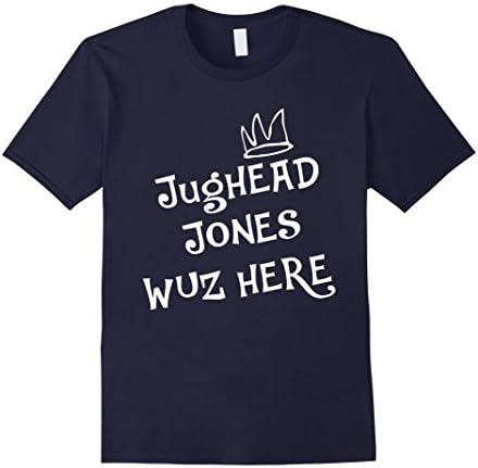 Mens JUGHEAD WUZ HERE T-SHIRT 3XL Navy