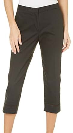 Zac & Rachel Womens Marcella Solid Capris at Amazon Womenâs Clothing store: