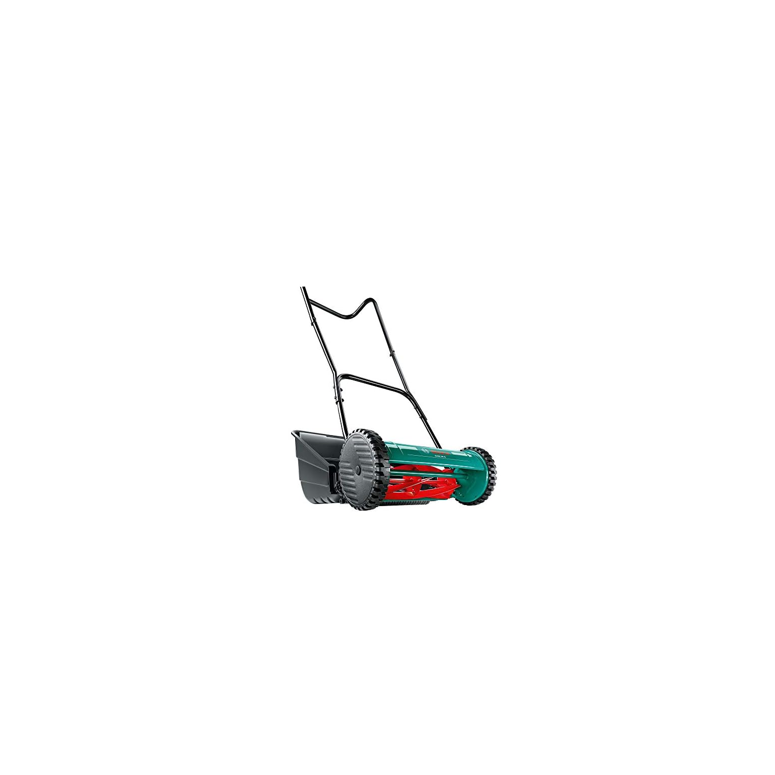 Bosch Manual Hand Push Cylinder Lawn Mower, 38 cm, with Grass Catcher