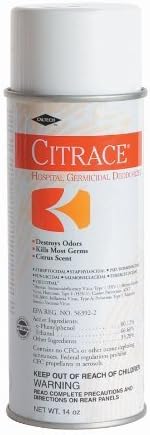 Clorox Citrace Aerosol Germicidal Disinfectants - 12 Cans