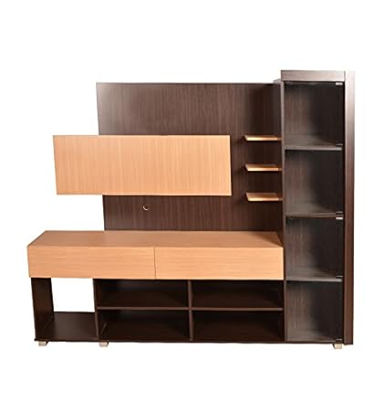 HomeTown Greta Wall Unit (Teak)