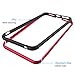 iPhone 8 Case, iPhone 7 Bumper Case,CASEKOO [Aluminum Frame+TPU Inner] Shockproof Protective Bumper Case for iPhone 8 /iPhone 7 [Metal Series]-Red