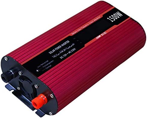 1500W Power Inverter, DC12V to AC 230V/240V Peak 3000W Car Converter,with Cigarette Lighter Adapter 1x Outlets and 1x USB Port