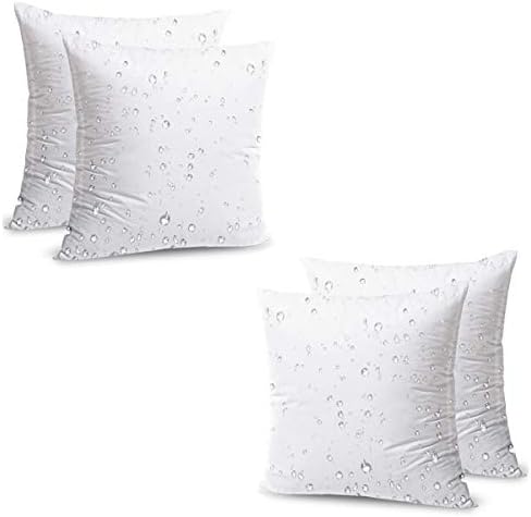 IZO Home Goods Throw Pillow Insert (20"x20" Set of 4)