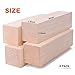Kingcraft Extra Large Basswood Carving Blocks Soft Solid Wooden Whittling Kit For Whittler Starter Kids - 5 Pack