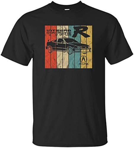 Men's 1995 Acura Integra Type R T-Shirt Retro Worn Faded Sports Car Graphic Tee