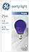 GE Party Light 22731 25-Watt Purple A19 Light Bulb with Medium Base, 1-Pack