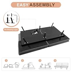 Opoiar, Modern Convertible, Sleeper Couch,Memory