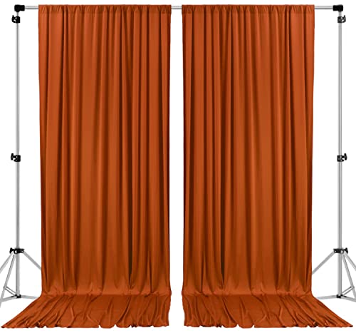 AK TRADING CO. 10 feet x 8 feet IFR Polyester Backdrop Drapes Curtains Panels w…