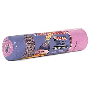 Virosac 131903 vuilniszak, violet, 16 x 5,5 x 5,5 cm, 15 stuks