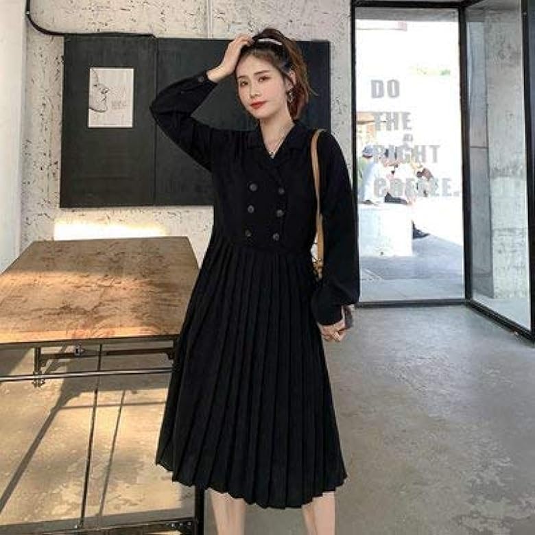 Amazon Co Jp ワンピース チュニック レディースワンピース ひざ丈下ワンピース プリーツスカート ロング丈 無地 フレアワンピース ゆったり着心地 Aライン M 並行輸入品 Clothing Accessories