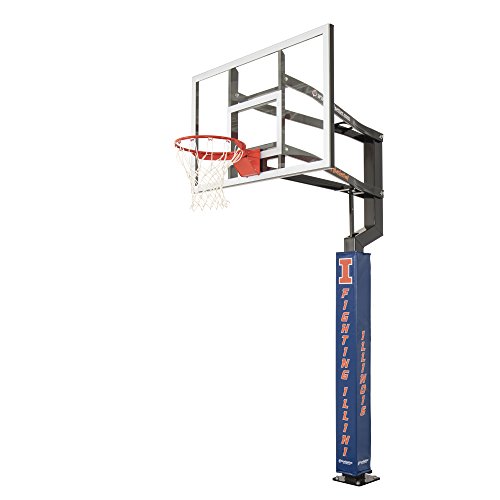 Goalsetter NCAA Basketball Pole Pad, Illinois Illini, Blue