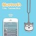 MIABOO Mini Wireless Speaker Portable Bluetooth Speaker with Powerful Sound, Easy Carry Cute Husky Pet Dog Design, Shockproof Dust-Proof (Gray)thumb 3