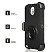 Xawy U679 ULAK Note 3 Case, Galaxy Note 3 Case, Shockproof Protection Hybrid Rugged Samsung Galaxy Note 3 Case Rubber Built-in Rotating Kickstand Belt Swivel Clip Holster Note 3 Case