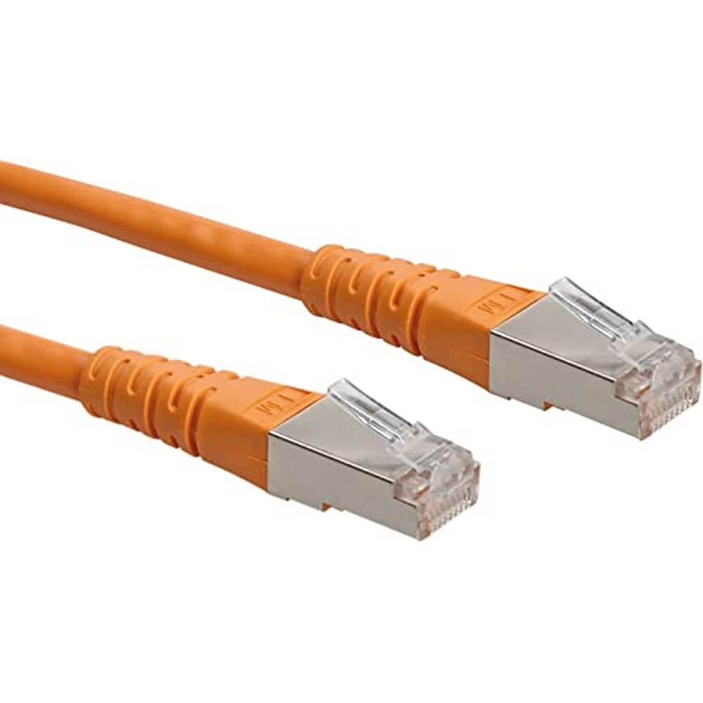 Roline 21151367 5 m S/FTP Cat 6 Ethernet Network LAN Cable with RJ45 Connector - Orange