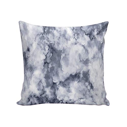 Apartment Decor Throw Pillow Cushion Cover,Square 26 x 26inch Satin Fabric two Sides,Marble Textured Smooth Details Cracked Dimension Stone Smooth Image, Pillow Sham Cases for Couch Sofa Chair Cushion