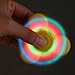 Malltop LED Light Fidget Spinner - High Speed Tri-Spinner Single Finger Decompression EDC Focus Gyro (Yellow)
