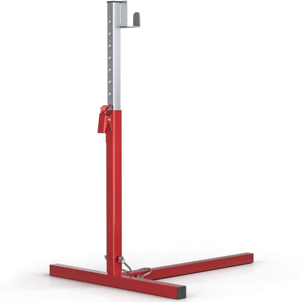 VOUNOT Lawnmower Lift, Adjustable Height from 43 to 61 cm, Maximum Load 50 kg, Front Support Jack with 8 Positions, Ideal for Cleaning or Repairing Lawnmowers