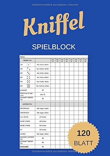 Kniffel Block