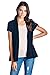 Women's Short Sleeve Extra Soft Viscose Made from Bamboo Casual Lightweight Cardigan (2X-Large, Black)
