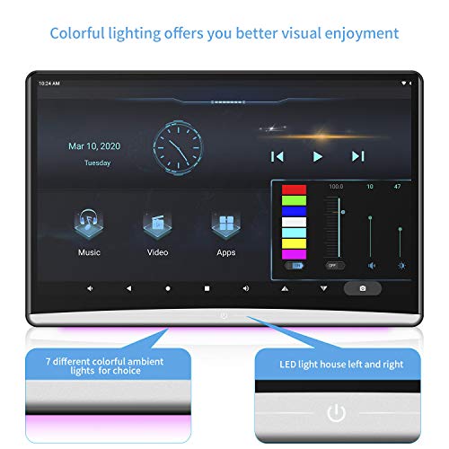 13.3 Inch 4K Android Car Headrest Video Player with 2.4G/5G Dual Brand
