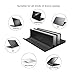 Double Adjustable Vertical Laptop Stand Newly Designed 2 Slots Aluminum Desktop Dual Holder for All MacBook/Chromebook/Surface/Dell/iPad Up to 17.3 Inches – Blackthumb 4