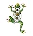 LIFFY Metal Frog Wall Art - Frog Outdoor Wall Decor - Garden Frog Decor for Patio Fence, Pretty Gift Idea - 12inch