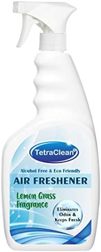 Tetraclean Multipurpose Lemon Grass Fragrance Air Freshener in Spray Bottle (500ml)