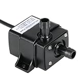 Anself Ultra-quiet Mini DC12V Micro Brushless Water Oil Pump 240L/H 5W Lift 3M