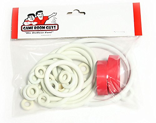 Game Room Guys 1977 Williams Big Deal Pinball White Rubber Ring Kit