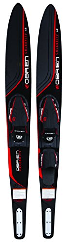 O'Brien Celebrity Combo Water Skis with x-7 Bindings, Red, 68