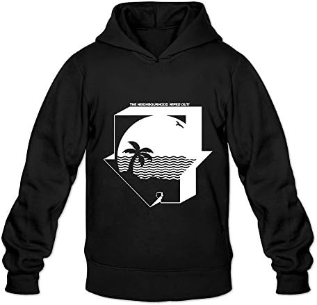SOGA Men's Long Sleeve Hoodie The Neighbourhood Wiped Out Size L Black