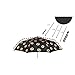 Jenabee Gold Lip Shape Print Golden Coated Anti-Heat UV-Proof Vinyl Umbrella Strong Sun Block Umbrella Outdoor Parasol