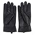 REED Women's Genuine Leather Warm Lined Driving Gloves (XL, BLACK)