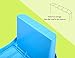 NNEWVANTE Lap Desk for Kids with Storage Portable Children's Table for Homework or Reading Breakfast Bed Tray Child Art Plastic Stackable Table, Pack of 2 : Blue and Light Green …