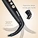 Curling Iron - Liberex 1.25 inch Nano Ceramic Tourmaline Barrel 30mm Hair Curling Wand Curl Tong with Dual Voltage, Auto Shut Off, 284°F to 428°F