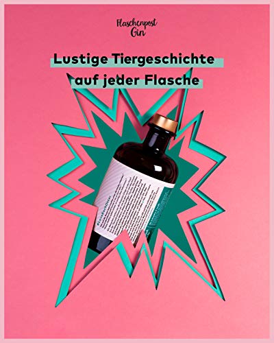 FLASCHENPOST GIN - Handmade Deutscher Premium Gin (1 x 0,5l) (Ohne dich ist alles Ginlos 0,5L) – Bild 4