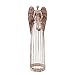 Antiqued Metal Garden Angel Statue with Heart, Indoor Outdoor Angel Yard Art Decor Lawn Patio Decorations Holiday Decor Garden Gift Idea, 32’’H (Heart)
