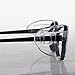 BCP 1 pair Clear Color Slip On Clear Side Shield for Safety Glasses