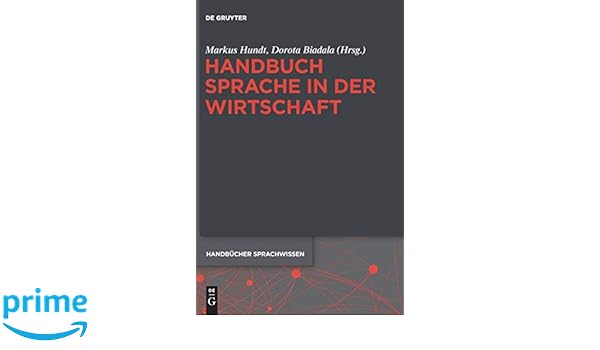 Amazoncom Handbuch Sprache In Der Wirtschaft Handbucher - 