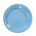 Light Blue Solid Color Plastic Premium Heavy Weight Appetizer Plate (7