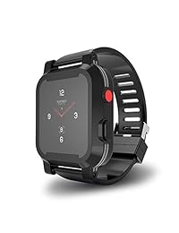 Funda impermeable para Apple Watch Series 2 y 3, 1.654 in, resistente al agua, a prueba de golpes, resistente a los impactos, con protector de pantalla integrado, correa suave de alta calidad
